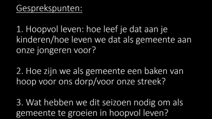 Woensdag 19 november