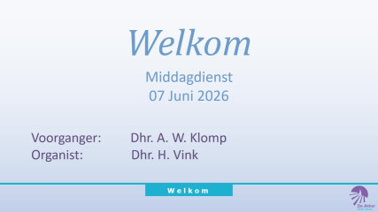 Zondag 7 juni