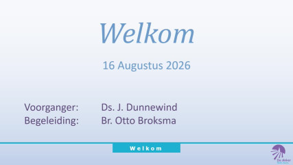 Zondag 16 augustus